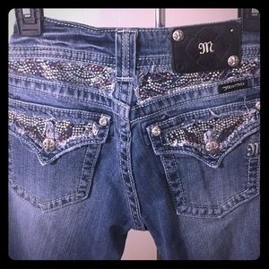 Rhinestone Miss Me Jeans